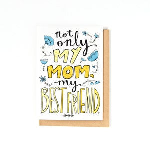 Mother's Day Card - Love You Mom - Mom Birthday Card - Thank You Mom Card - Card For Mom - Thanks Mom - Gift For Mom