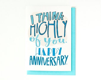 Anniversary Card - I Love You Card - Love Card - Funny Anniversary Card - Romantic Card - Card For Anniversaries - Happy Anniversary Card