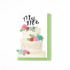 Tarjeta de boda gay - tarjeta de boda del mismo sexo - Mr. & Mr. Card - Matrimonio gay - Tarjeta de felicitaciones de boda - Tarjeta de compromiso - Tarjeta LGBT