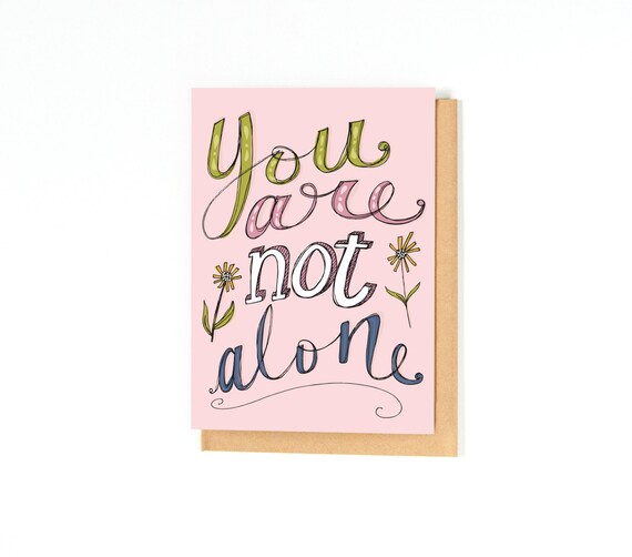 Thinking Of You Card Carte De Voeux Carte D Encouragement Etsy Thinking Of You Card Carte De Voeux Carte D Encouragement Etsy