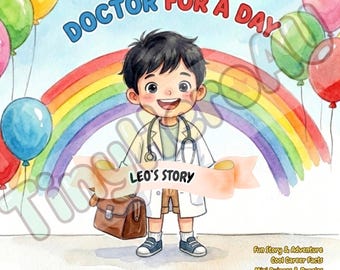 Dottore per un giorno / Storia personalizzata per bambini (Download digitale)
