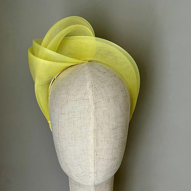 Lemon Fascinator - Etsy UK