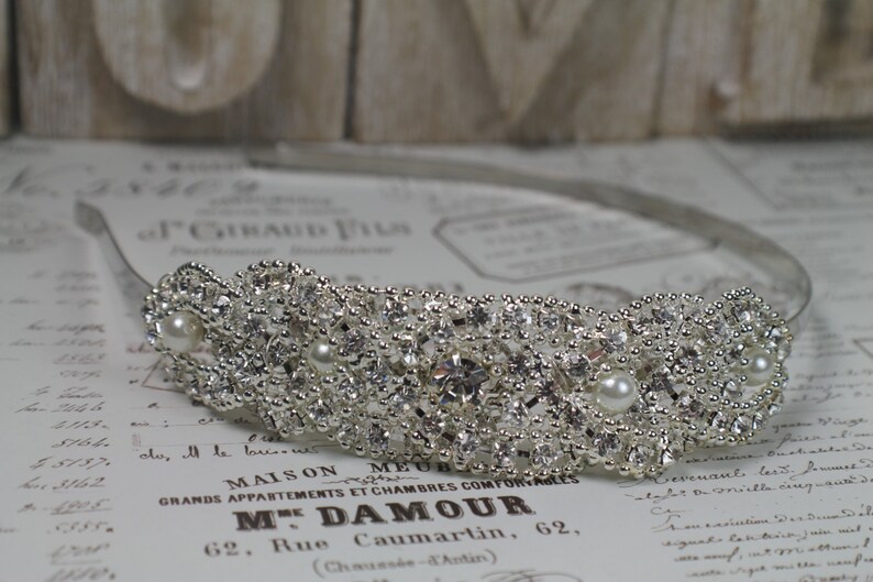 bridal headpiece wedding headband wedding headband crystal headband crystal bridal headband wedding headpiece