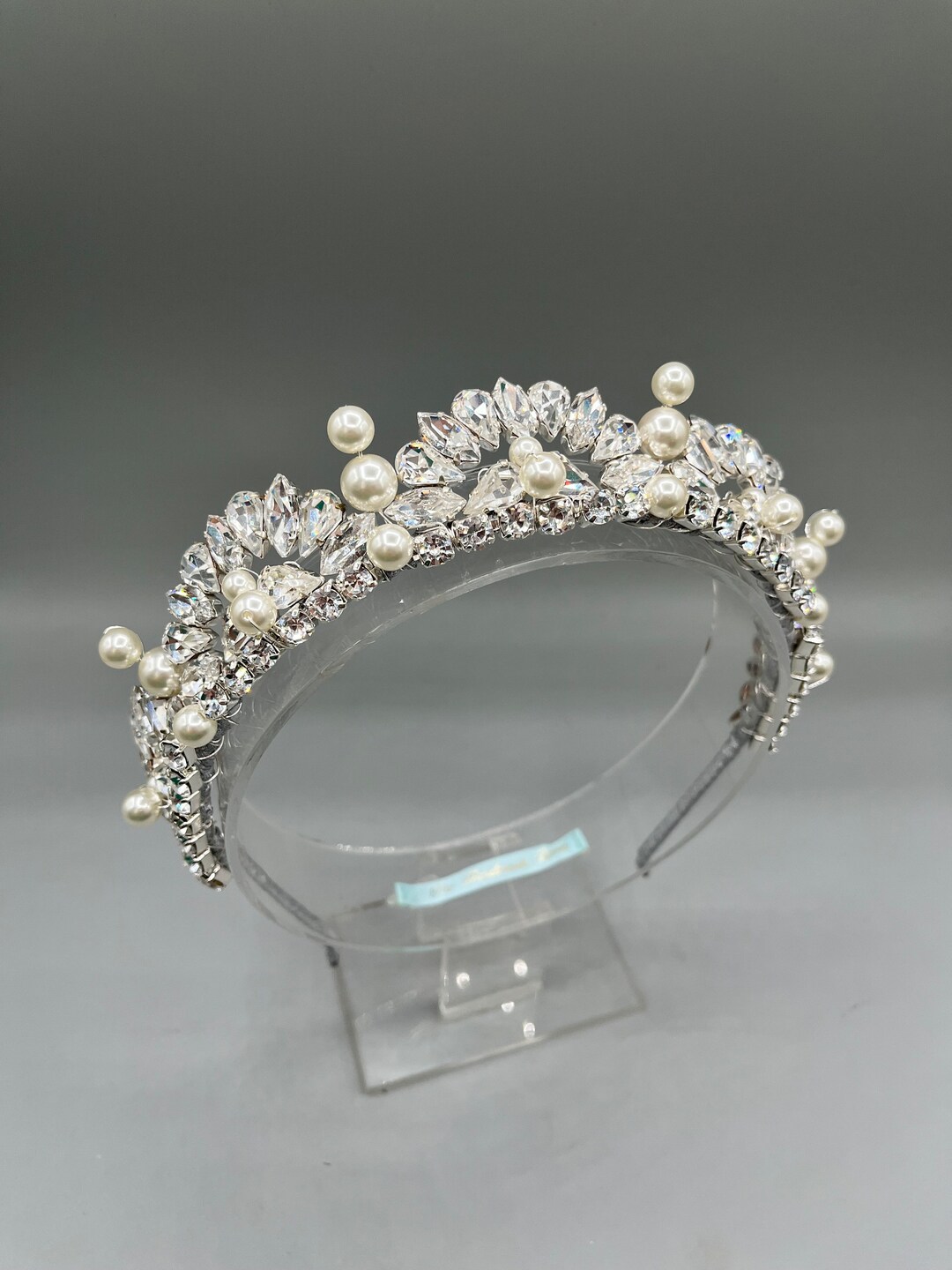 Tiara - Crystal and Silver Crown-Style main image 1