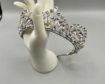 Vintage Ben Hur Made In France Silver Bridal Tiara Headband Vintage French Tiara - Etsy main image 3