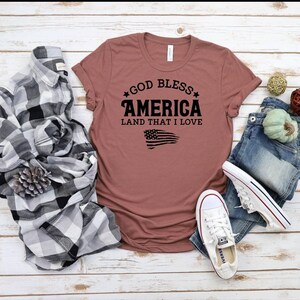 God Bless America Unisex Jersey Short Sleeve Tee Free Shipping