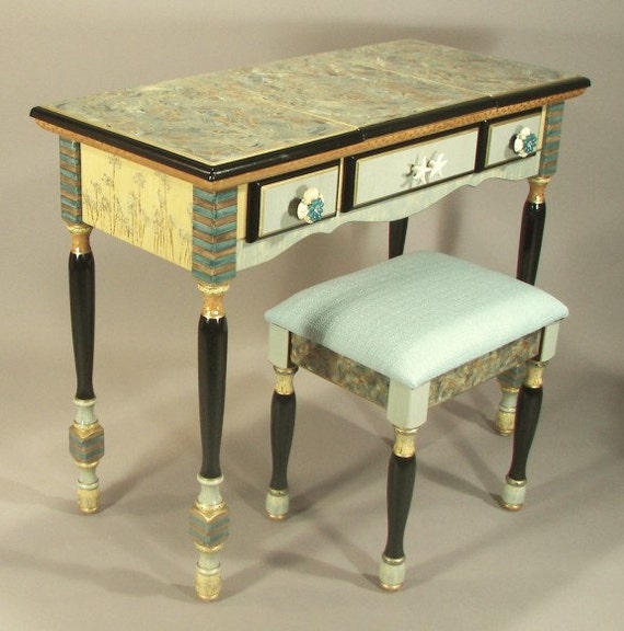 Quick Ship Sale 1350 Was1980 Flip Top Vanity Or Writing Etsy