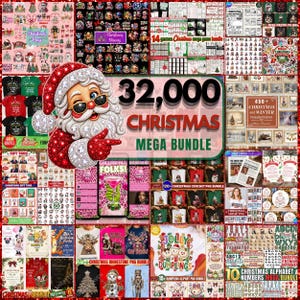 32000+ Christmas Mega Bundle , Christmas Png Bundle, Christmas Grich Png Bundle, Christmas Quote Png Bndle, Crochet Png Sumblmation Design