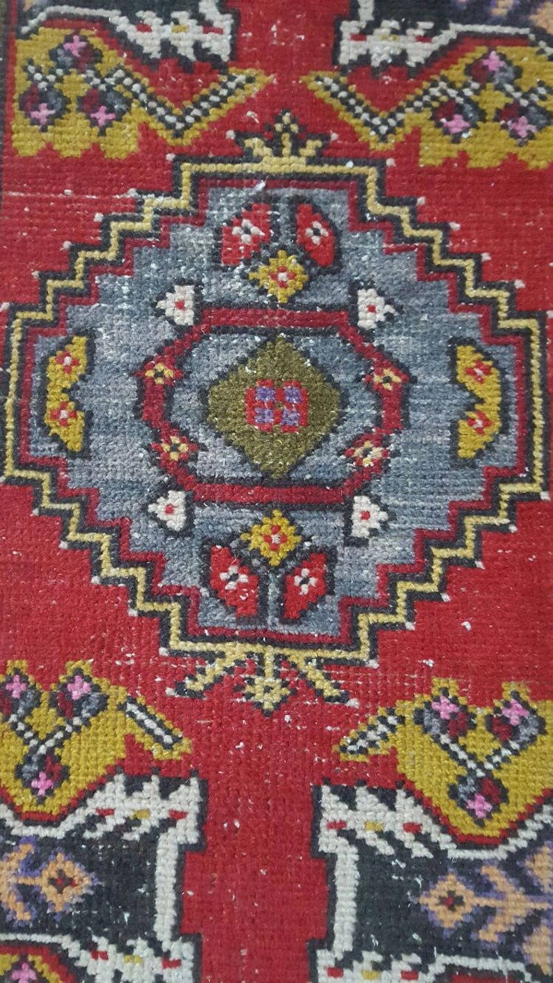 2 by 3 rug Small Rug Small Vintage Rug Small Oushak Rug Etsy