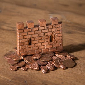 Kit per elettroformatura del rame, stampe 3D di muri di castello e terreno fai da te