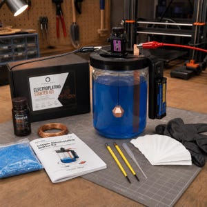Kit di avviamento per galvanostegia del rame per stampe 3D e plastica, vernice conduttiva, forniture per elettroformatura di gioielli fai da te