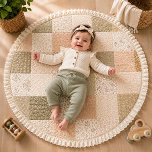 Baby Mat PDF Sewing Pattern, Baby Play Mat Sewing Pattern, Baby Mattress Sewing Pattern, Baby Nest Sewing Pattern, Baby Cocoon PDF