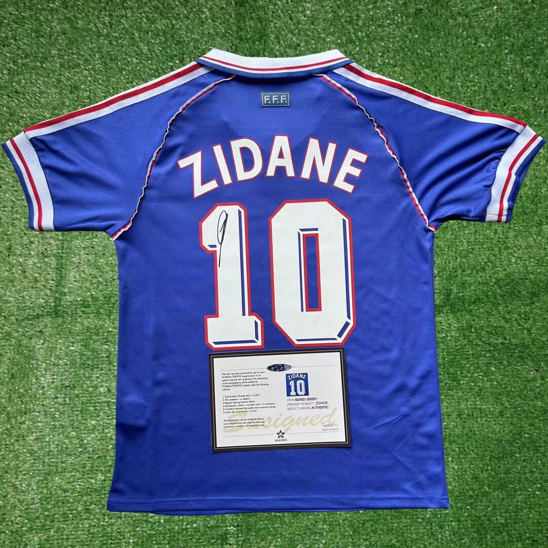 Epl Soccer Jersey Cheap 1996 France Away Retro Soccer Jersey