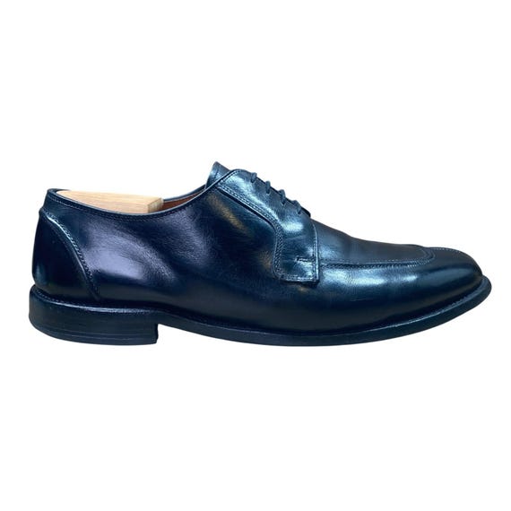 Allen Edmonds, Vintage Allen Edmonds Hancock Derby Mens 12 D Black USA Dress Shoes 8404