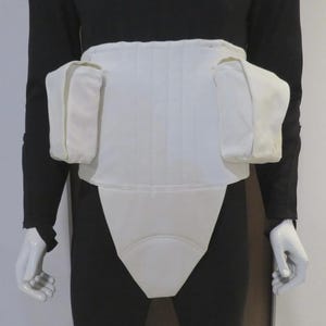 Screen Accurate Scout Trooper Cummerbund with Pouches & Codpiece | ROTJ Biker Scout Cosplay Armor Suit Part | Star Wars Costume Gear