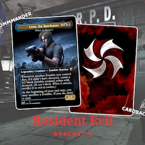 Resident Evil Trading Cards - Etsy