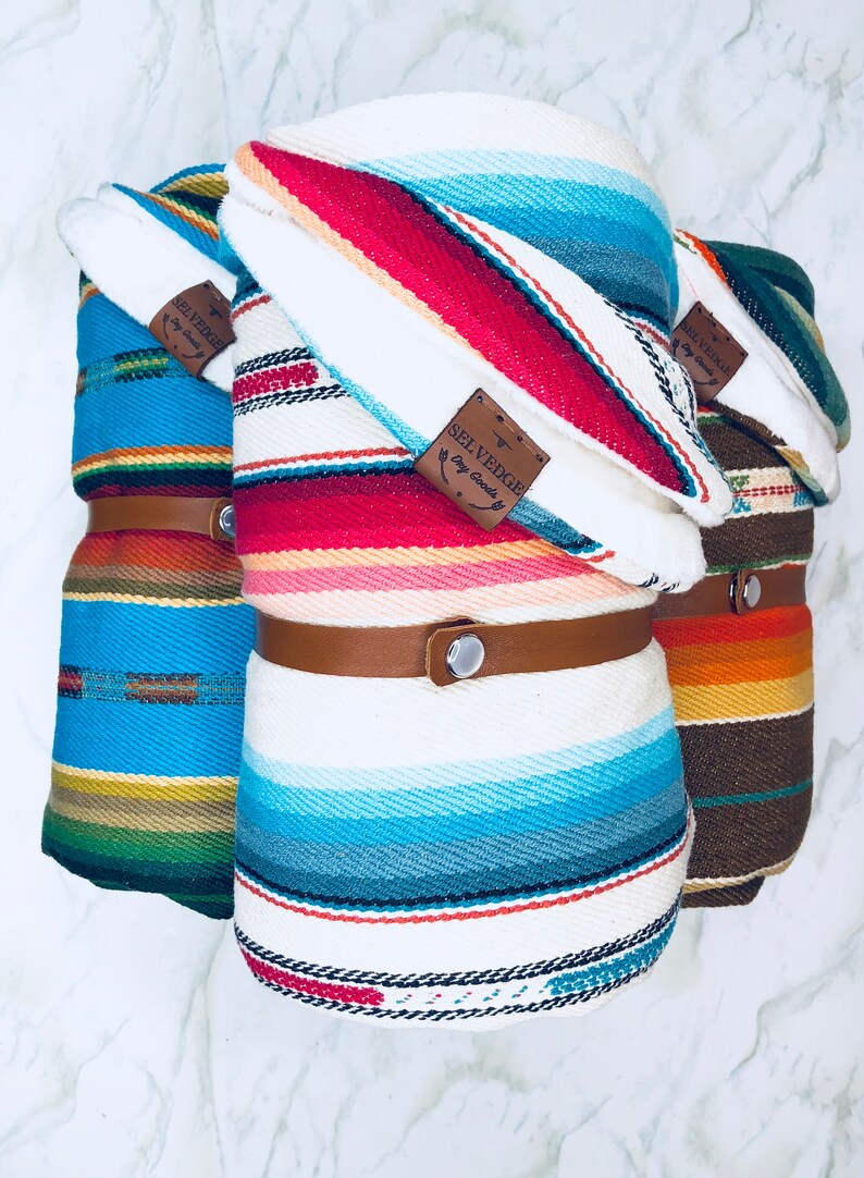 Brown Serape Baby Blanket Mexican Etsy