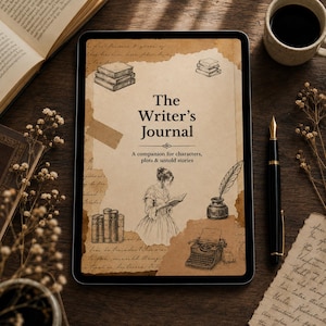 Digital Planner  | 2026 Digital planner  | Novel Writing Planner PDF | Writer's Journal | Character Profile Template | Plot Planner |