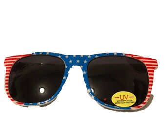 Vintage American Flag Fourth of July 90s Sunglasses DEADSTOCK