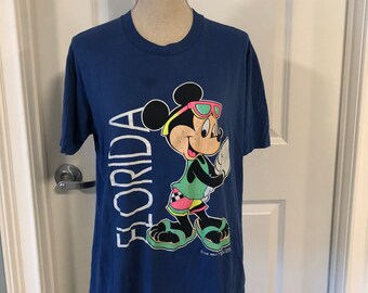 Vintage Disney Mickey Mouse Florida Tshirt