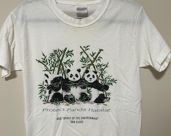 90年代ヴィンテージ サンディエゴ動物園 絶滅危惧種 Tシャツ サイズXL