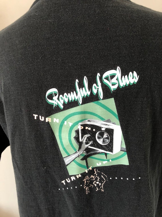 RARE Vintage Roomful of Blue early 90s Tshirt - image 3