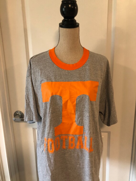 Vintage Tennessee Volunteers Football Ringer Tshi… - image 3