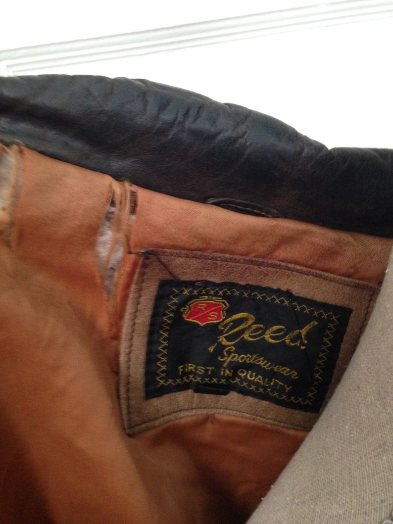 Vintage Reed Sportswear Leather Jacket image 3