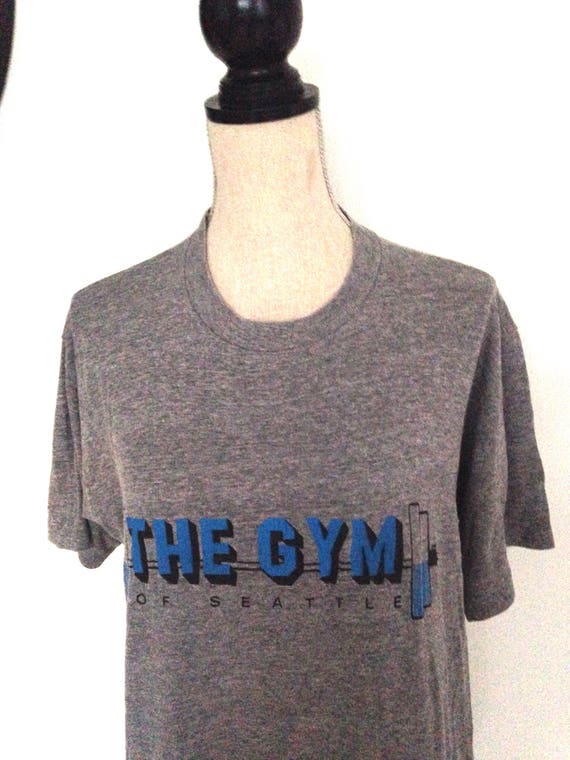 Vintage The Gym of Seattle Washington 80s Tri Ble… - image 2