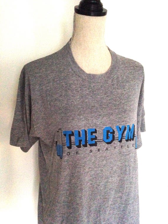 Vintage The Gym of Seattle Washington 80s Tri Ble… - image 4