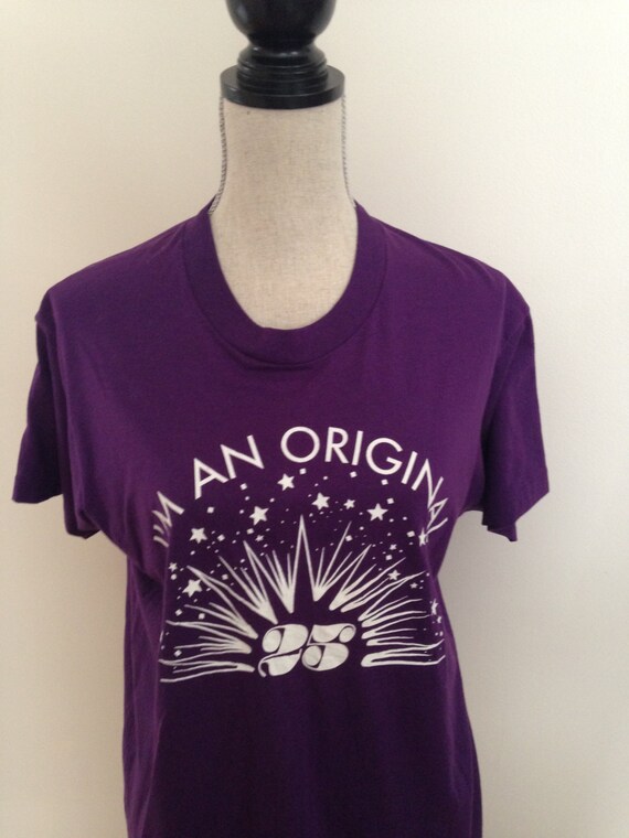 Vintage "Im an Original" Purple Tshirt - image 3