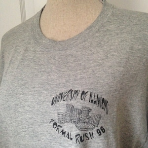 Vintage ILLINOIS Rush 1996 Tshirt