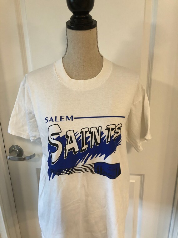 Vintage Salem New Hampshire Saints early 90s tshi… - image 4