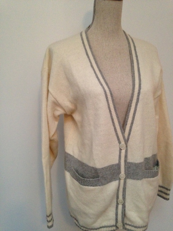 Vintage The Villager Rabbit Hair/Lambs Wool Cardi… - image 2