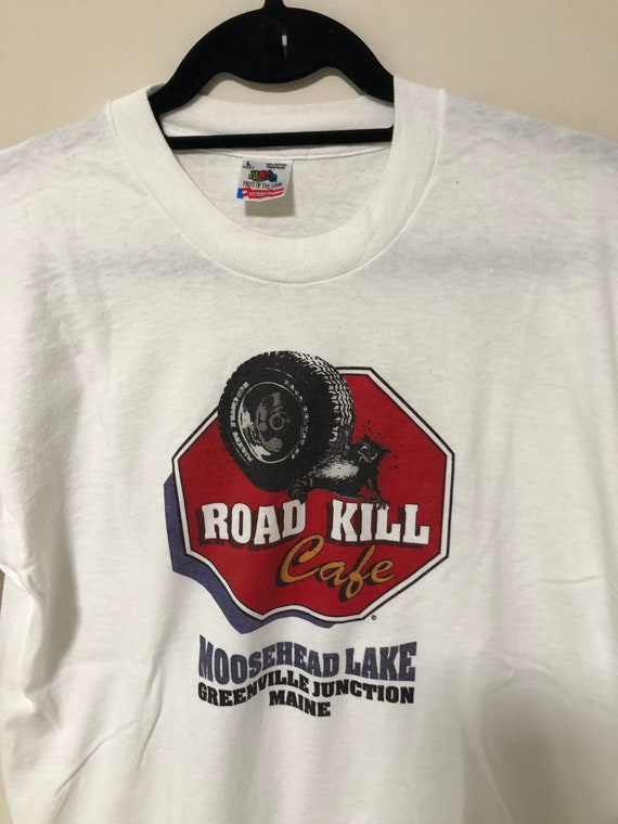 Vintage Road Kill Cafe Moosehead Lake Maine 90s Ts