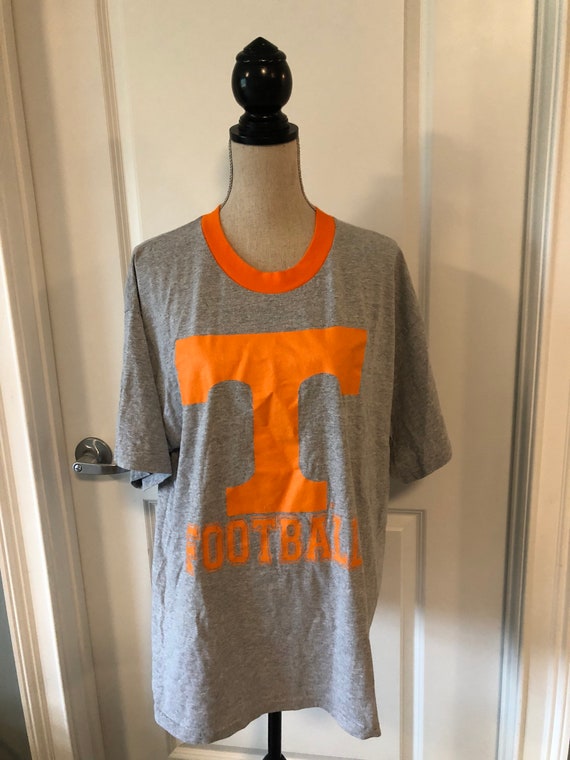 Vintage Tennessee Volunteers Football Ringer Tshi… - image 2