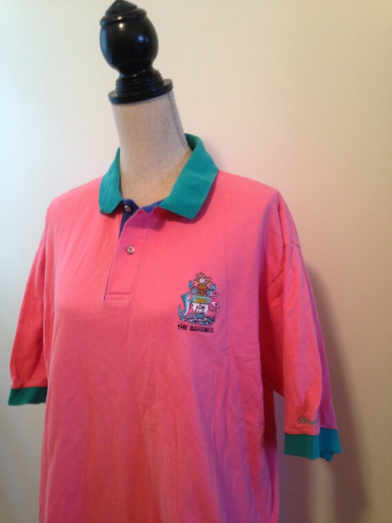 Vintage Bahamas 90s Polo Shirt - image 1