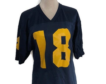 Vintage Michigan University #18 mid-90s majestic Jersey