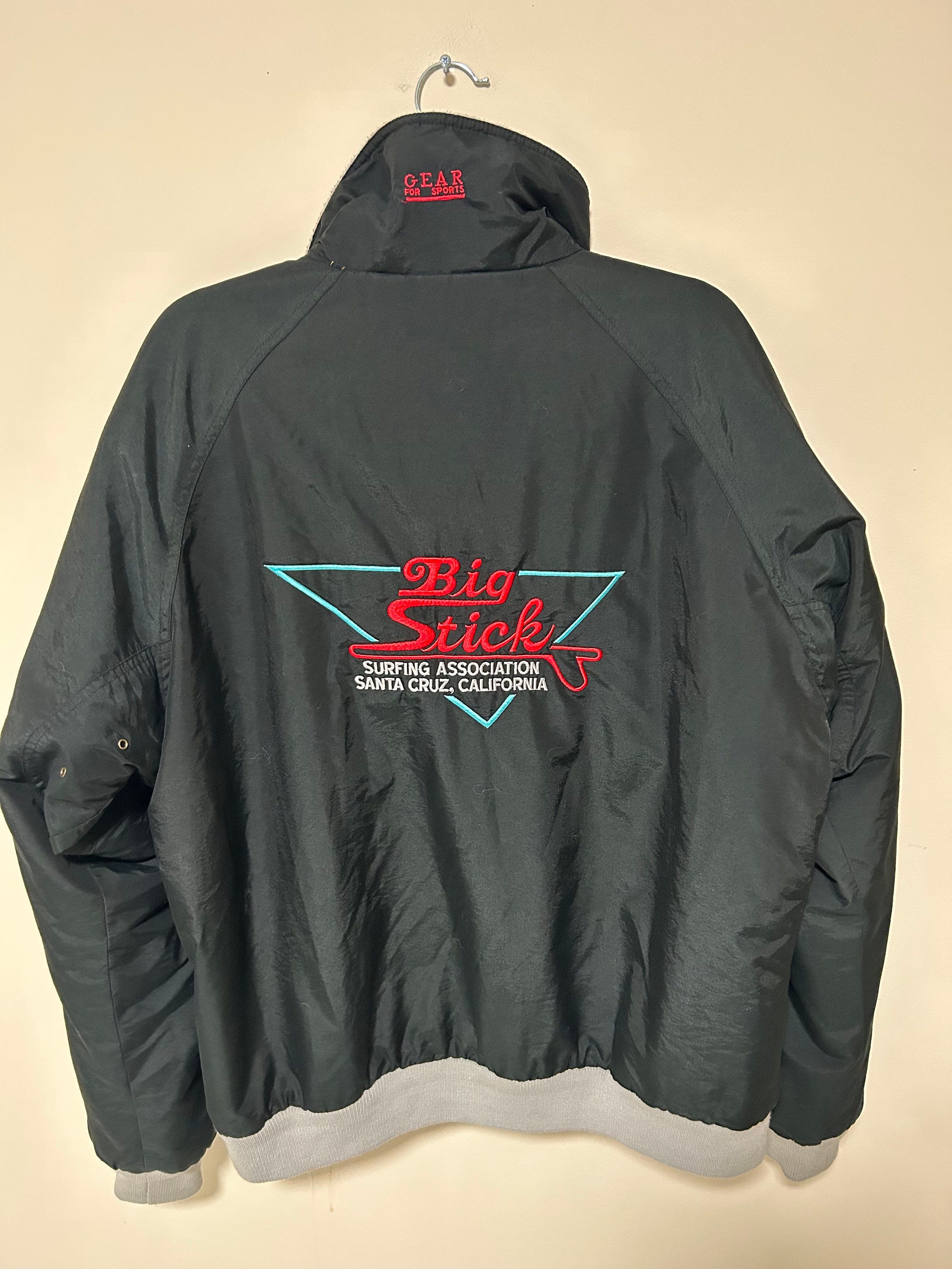 Rare Vintage Big Stick Surfing Association San Diego 90s Jacket
