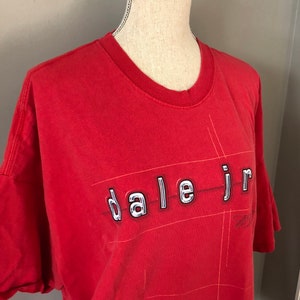 Vintage Dale Earnhardt Jr. Nascar #8 Budweiser Car Tshirt late- 90s