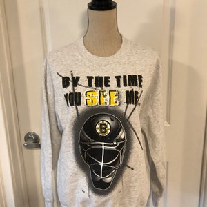 Boston Bruins Sweatshirt Vintage NHL Hockey Fan Massachusetts Brad - Anynee
