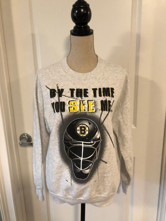 Boston Bruins POOH BEAR Vintage NHL Crewneck Sweatshirt Hoodie