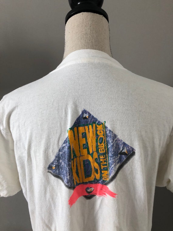 Vintage New Kids on the Block 1990 Tshirt - image 4