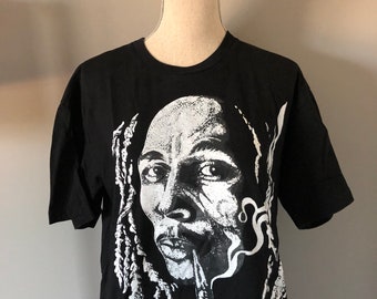 Bob Marley Vintage 90s One Love Reggae Rap Tee Shirt - Large