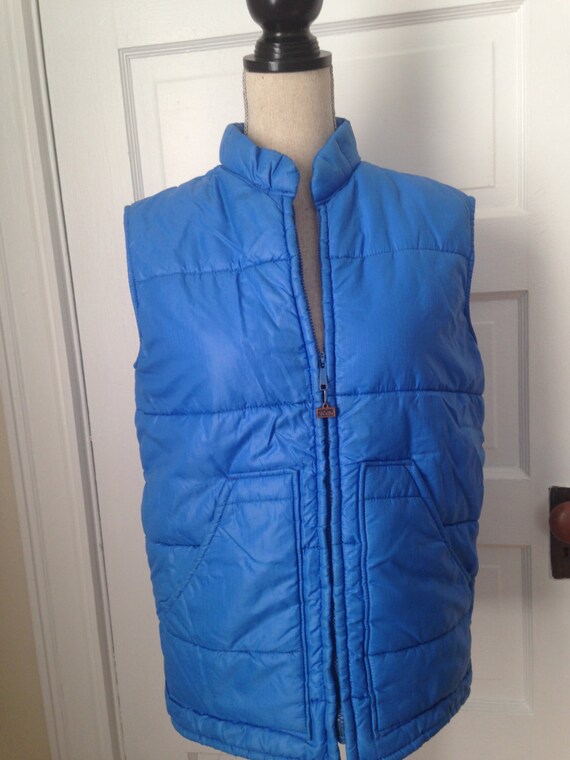 Vintage 1970s Walls blue Insultated Vest - image 2