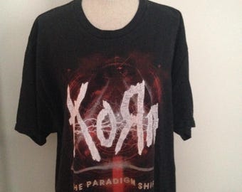 Maglietta vintage Korn Paradign Shift, rara, anni 2000