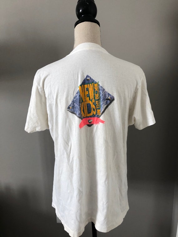 Vintage New Kids on the Block 1990 Tshirt - image 3