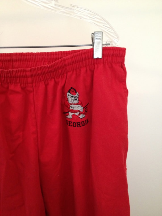 Vintage Georgia University Red Pants - image 1