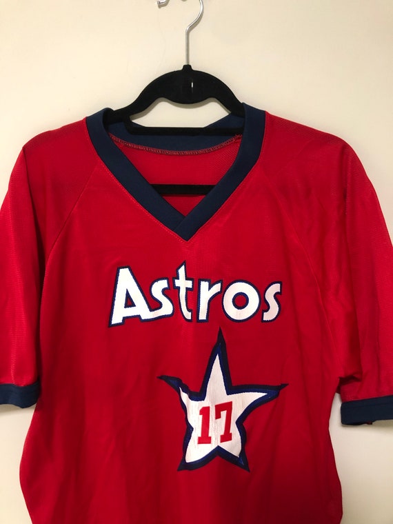 Custom Astros V Neck Baseball Jerseys, Vintage Colors