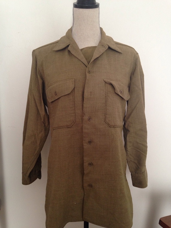 Vintage WWII Military Shirt